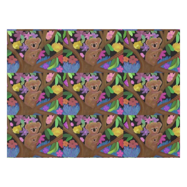 Koala Habitat Table Cloth (Front (Horizontal))