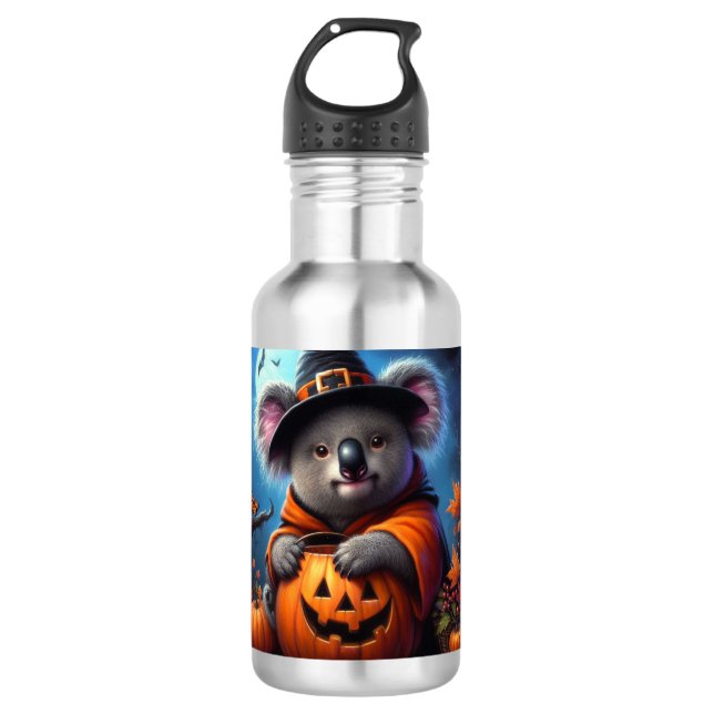 Koala Halloween Costume 710 Ml Water Bottle (Front)