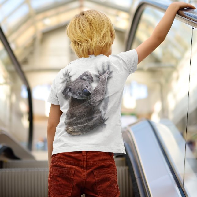 Koala Hang On Back Cute Bear Australia Animal Baby T-Shirt (Creator Uploaded)