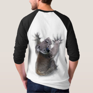 Koala Hang On Back Cute Bear Australia Animal T-Shirt