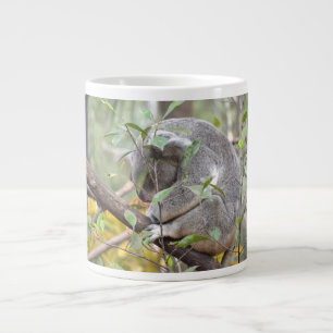 koala head down sleeping c large coffee mug