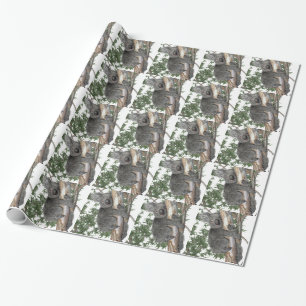 Koala in a Tree Wrapping Paper