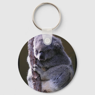 Koala in Tree Keychain