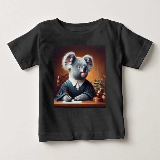 Koala Judge Baby T-Shirt (Front)