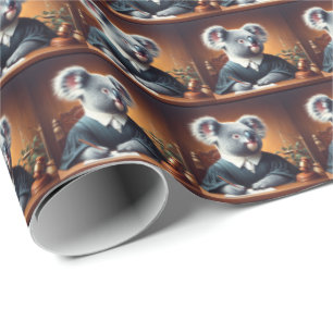 Koala Judge Wrapping Paper