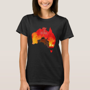 Koala Kangaroo Animals People Pray For Australia T-Shirt