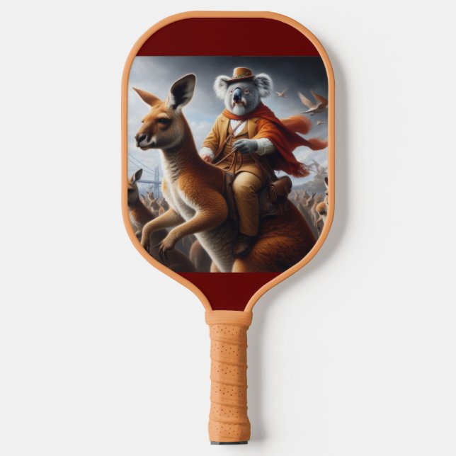 Koala Kangaroo Rider Pickleball Paddle (Front)