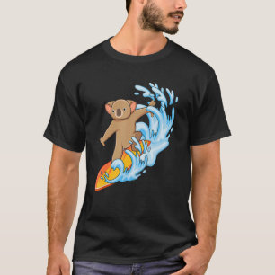 Koala  Koala Whisperer Animal Herbivore Surfer T-Shirt