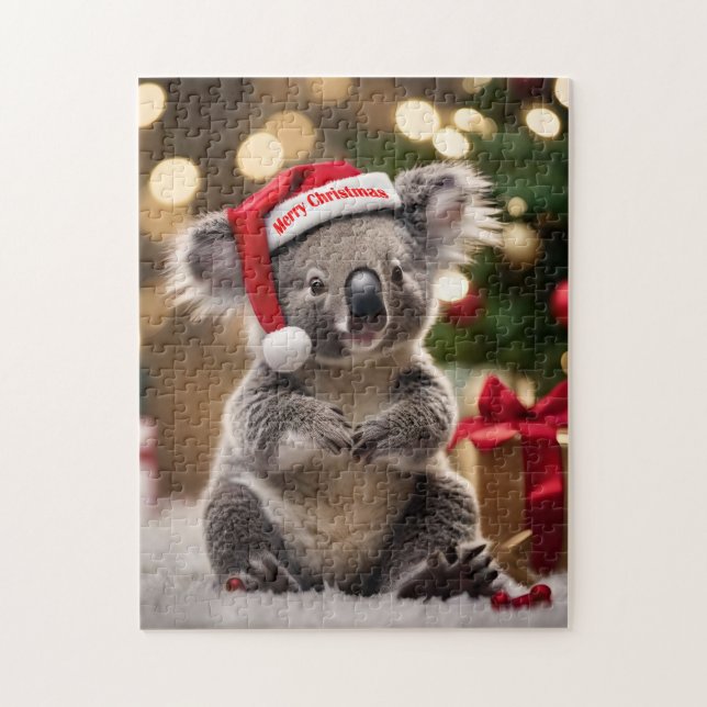 "Koala Kris Kringle: Christmas Down Under" Jigsaw Puzzle (Vertical)
