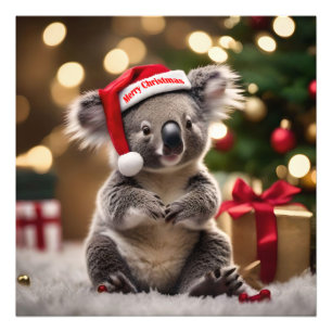 "Koala Kris Kringle: Christmas Down Under" Photo Print