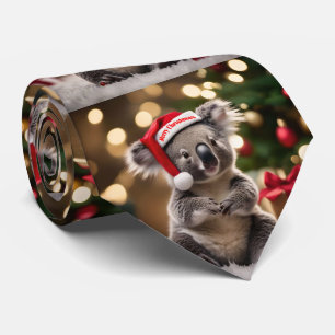 "Koala Kris Kringle: Christmas Down Under" Tie