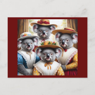 Koala Little Women Postcard