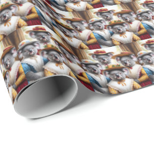 Koala Little Women Wrapping Paper