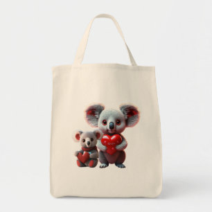 Koala Love: A Bond of Nature Tote Bag