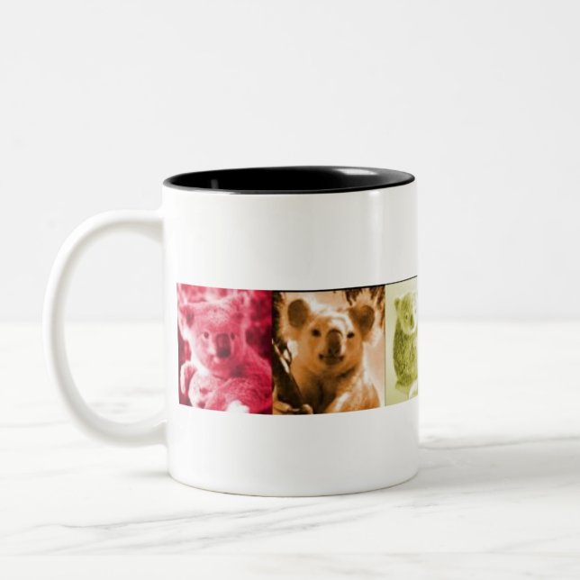 Koala Love Two-Tone Coffee Mug (Left)