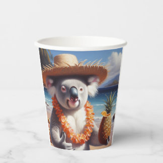 Koala Luau Paper Cups