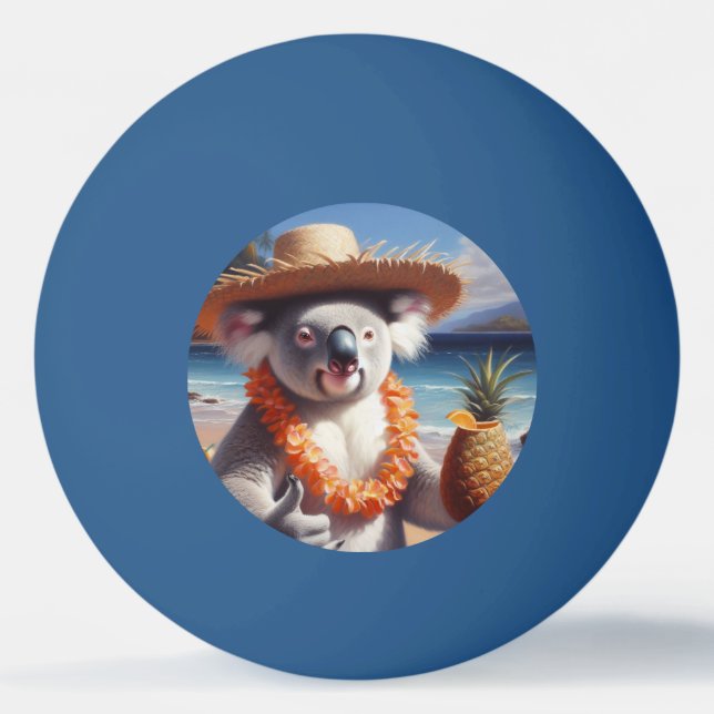 Koala Luau Ping Pong Ball (Front)