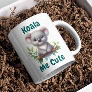 Koala Me Cute  Two-Tone Coffee Mug