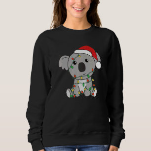Koala Merry Christmas Winter Animals Koalas Christ Sweatshirt