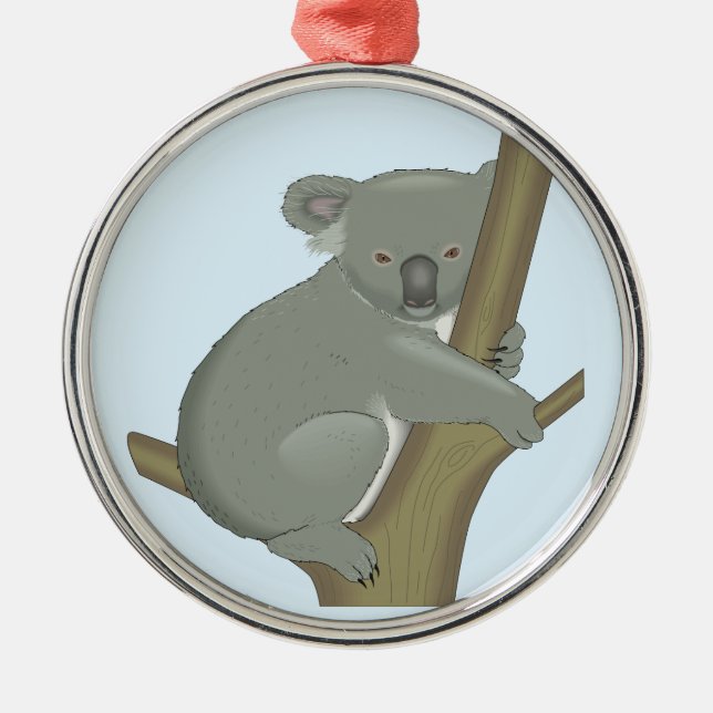 Koala Metal Ornament (Front)