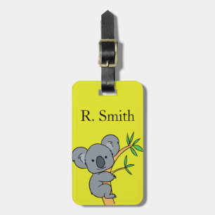 Koala Monogram Luggage Tag