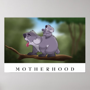 Koala "Motherhood" Poster