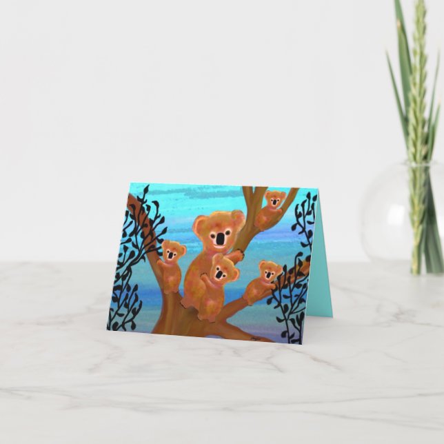 Koala Mother's Love Card (Front)