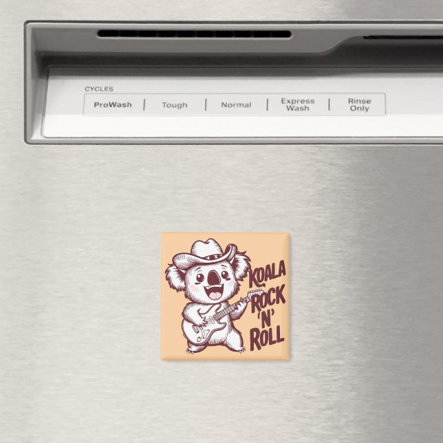 Koala music Rock'n'roll Magnet (In Situ (Dishwasher))