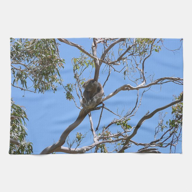 Koala Nap Tea Towel (Horizontal)