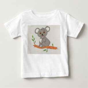Koala on His Branch Baby T-Shirt