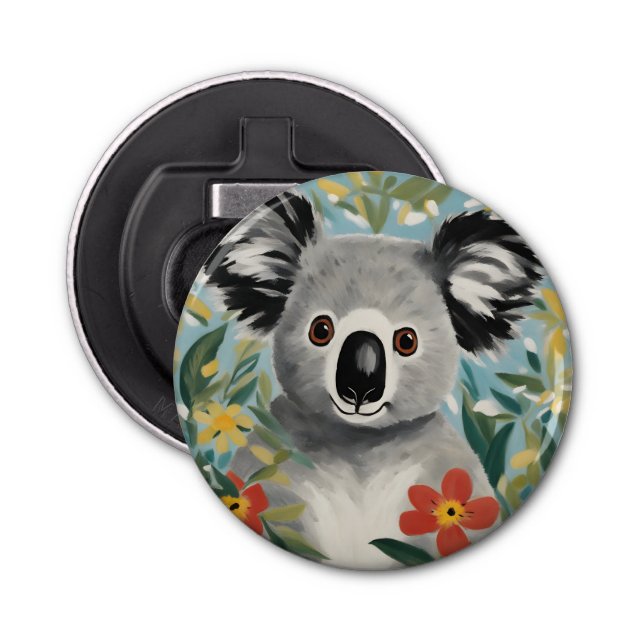 Koala Painting Bottle Opener (Front)
