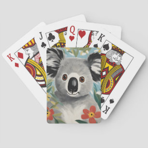 Koala Painting Playing Cards