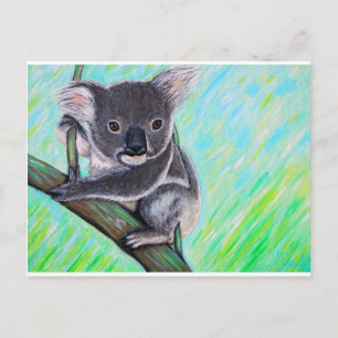 Koala Painting Postcard