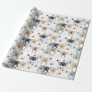 Koala Pattern Wrapping Paper