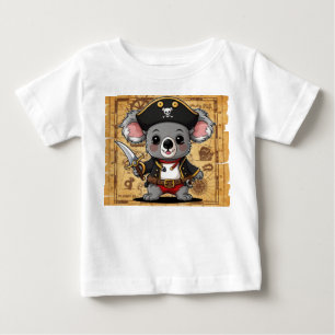 Koala Pirate Print Baby T-Shirt