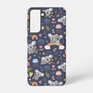 Koala Rainbow Love Pattern Samsung Galaxy Case
