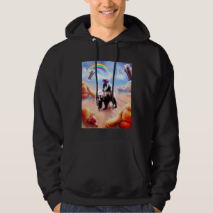 Koala Riding Bear With Chicken Nuggets And Cola Hoodie