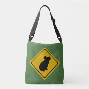 koala road sign crossbody bag