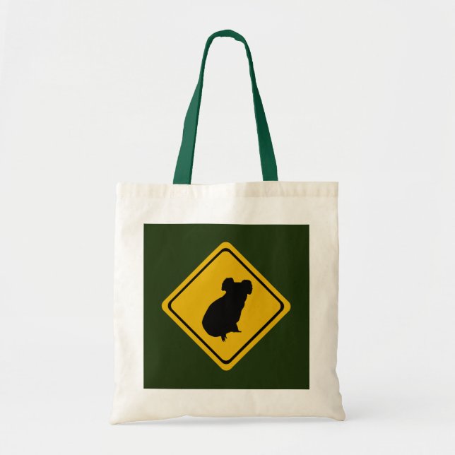 koala road sign tote bag (Front)