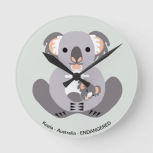 Koala - round clock