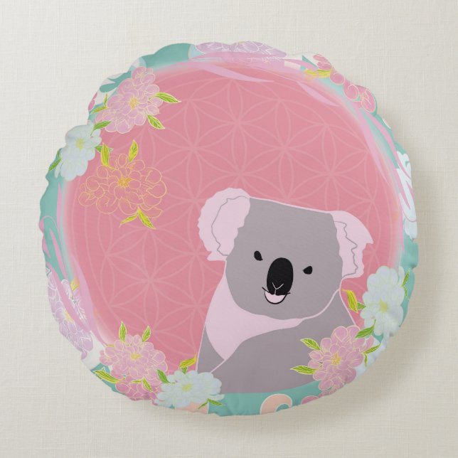 koala round cushion (Front)