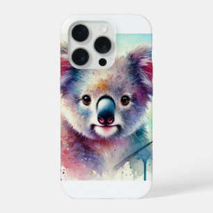 Koala Serenity 010924AREF109 - Watercolor iPhone 15 Pro Case