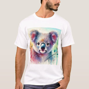 Koala Serenity 010924AREF109 - Watercolor T-Shirt