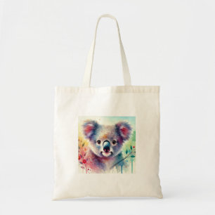 Koala Serenity 010924AREF109 - Watercolor Tote Bag