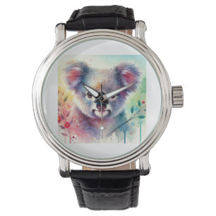 Koala Serenity 010924AREF109 - Watercolor Watch