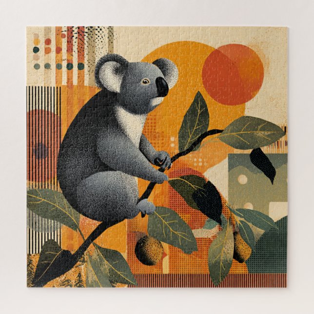 Koala Sitting in a Tree Jigsaw Puzzle (Vertical)