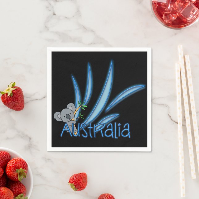 Koala Spirit of Australia Napkin (Insitu)