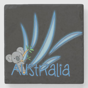 Koala Spirit of Australia Stone Coaster