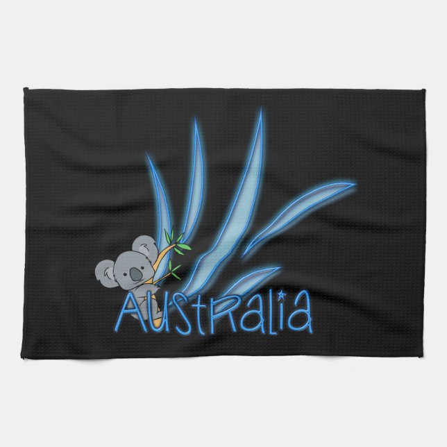 Koala Spirit of Australia Tea Towel (Horizontal)