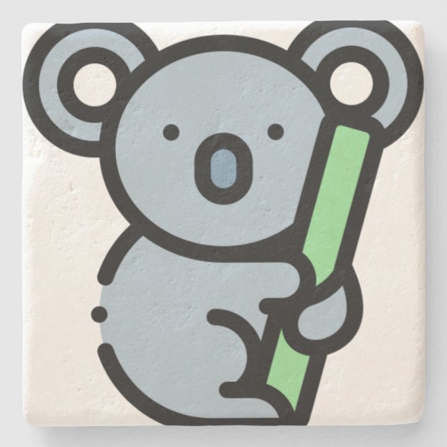 Koala Stone Coaster (Front)